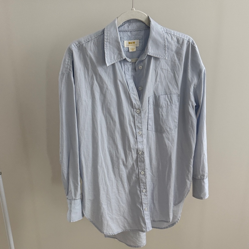 Anthropologie Bennet Buttondown Shirt by Maeve